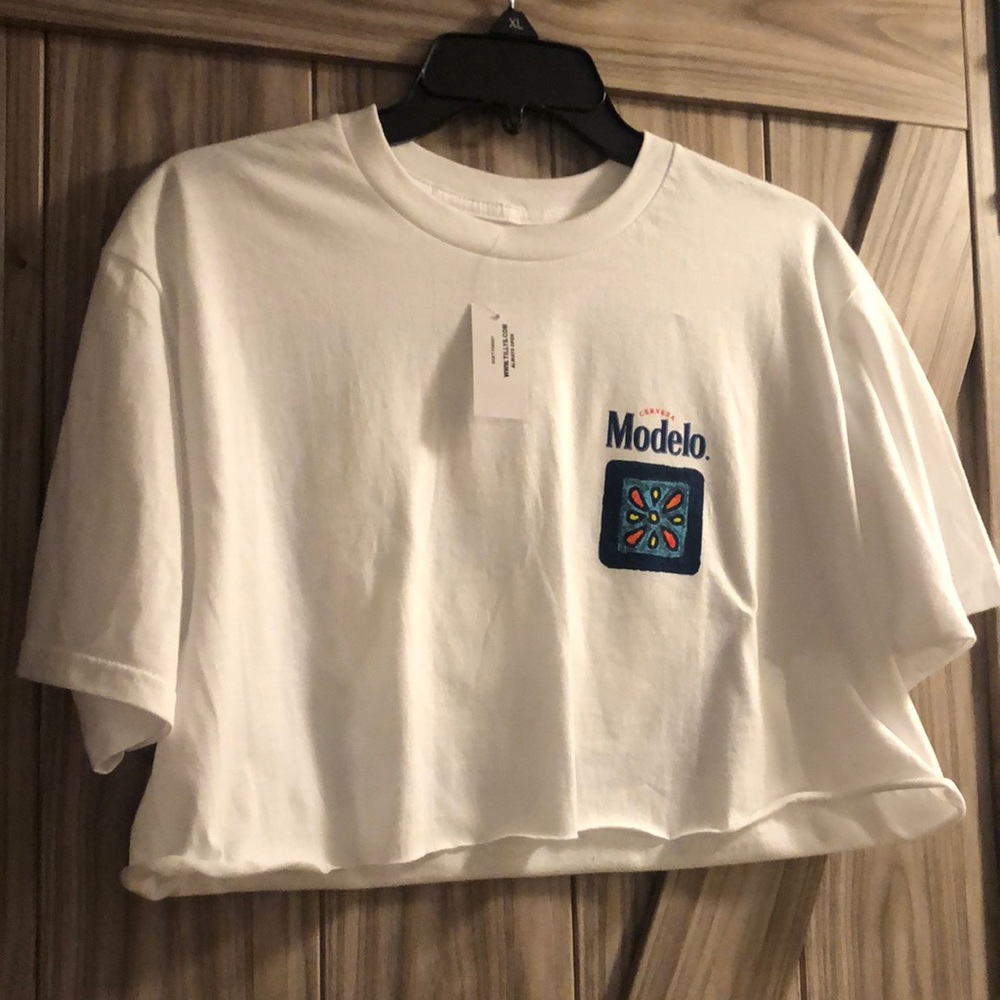 Colorful Modelo crop top